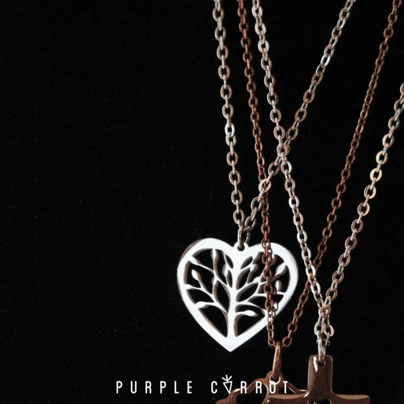 Heart Tree of Life Necklace