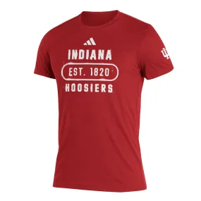 Indiana Hoosiers Adidas Vault Established T-Shirt