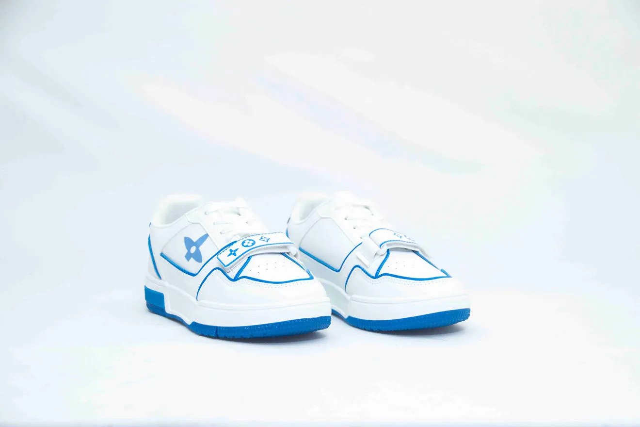 K7 Leather White Royal LV Sneaker