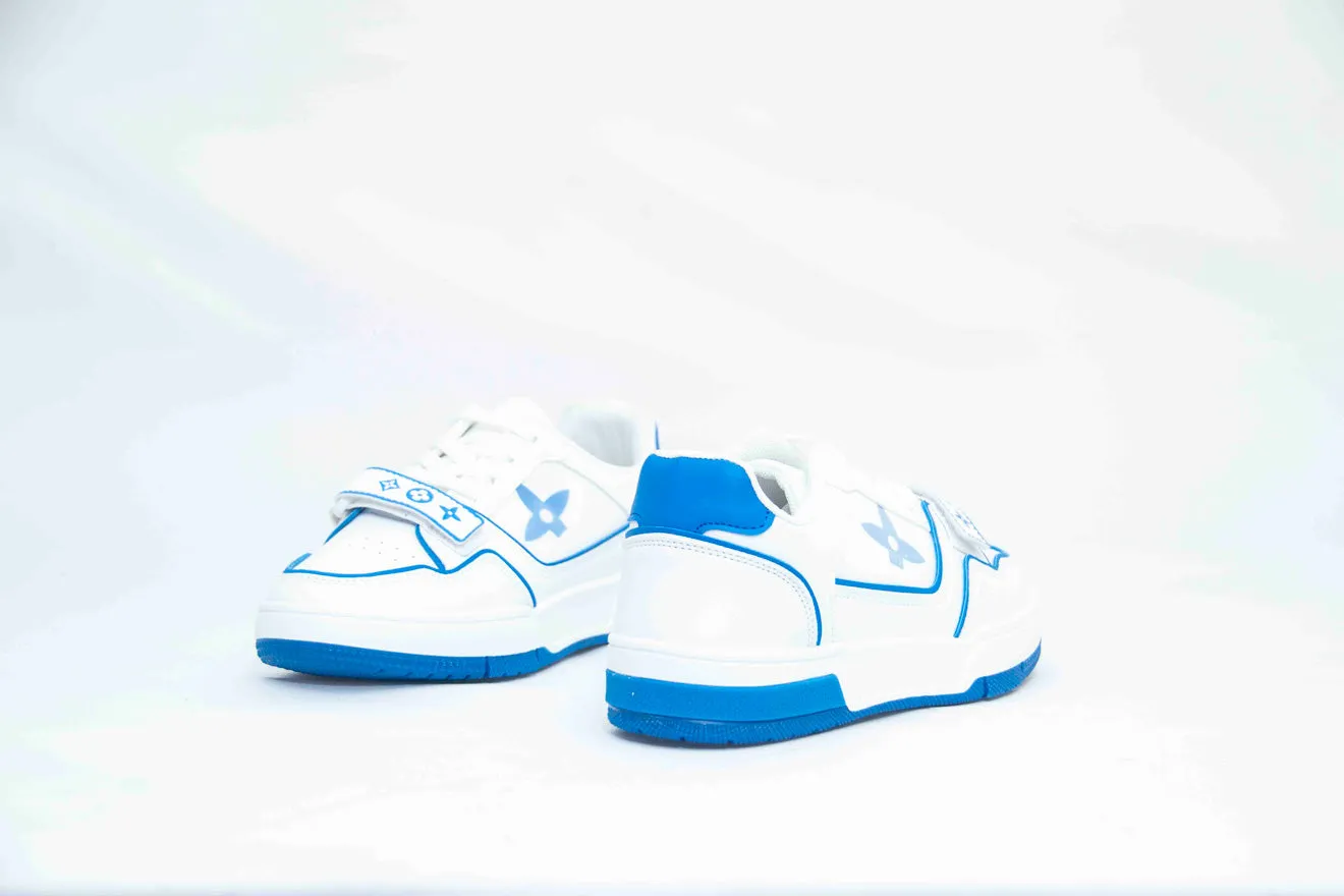 K7 Leather White Royal LV Sneaker