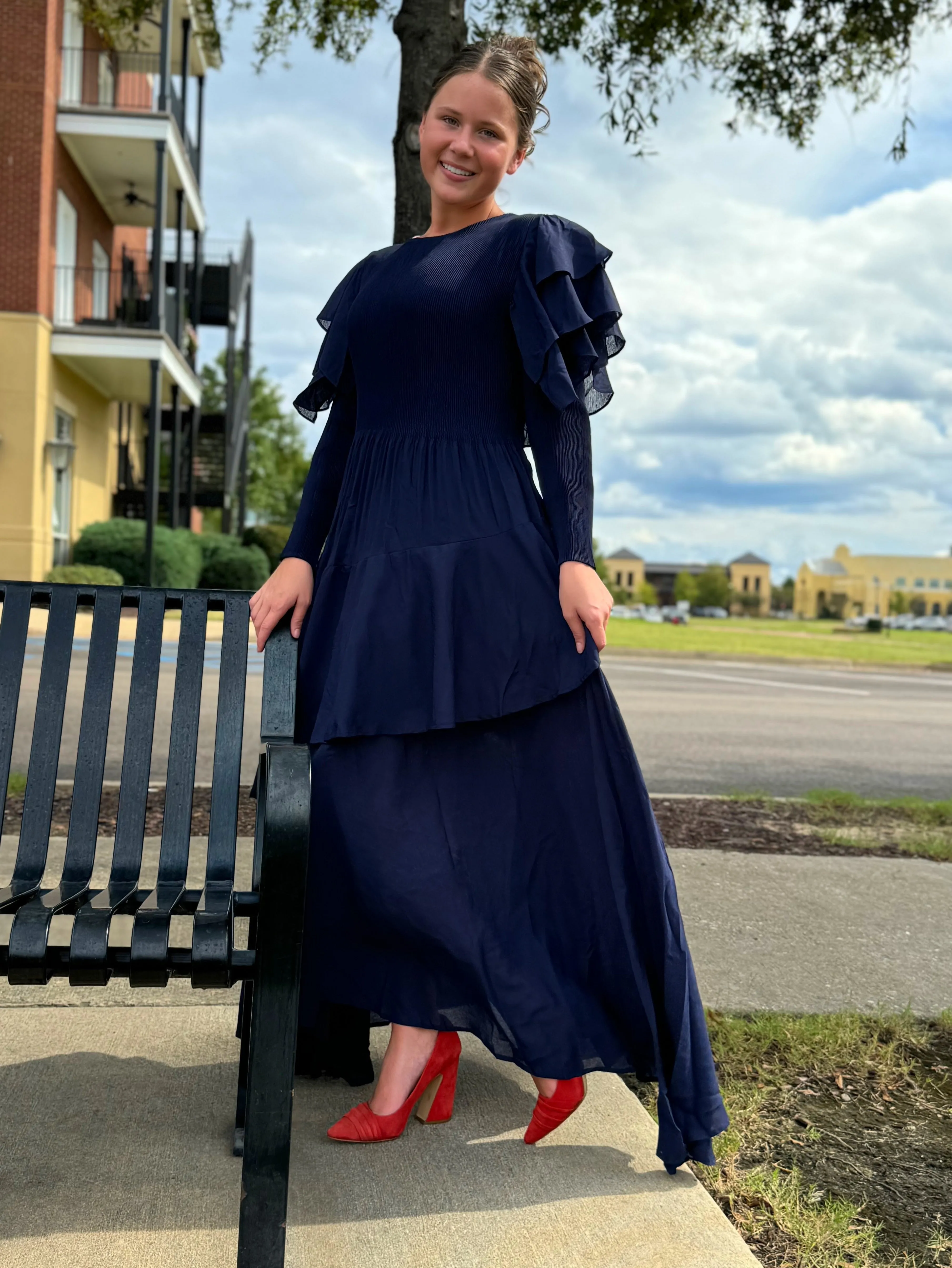 Kate Flutter Sleeve Dress
