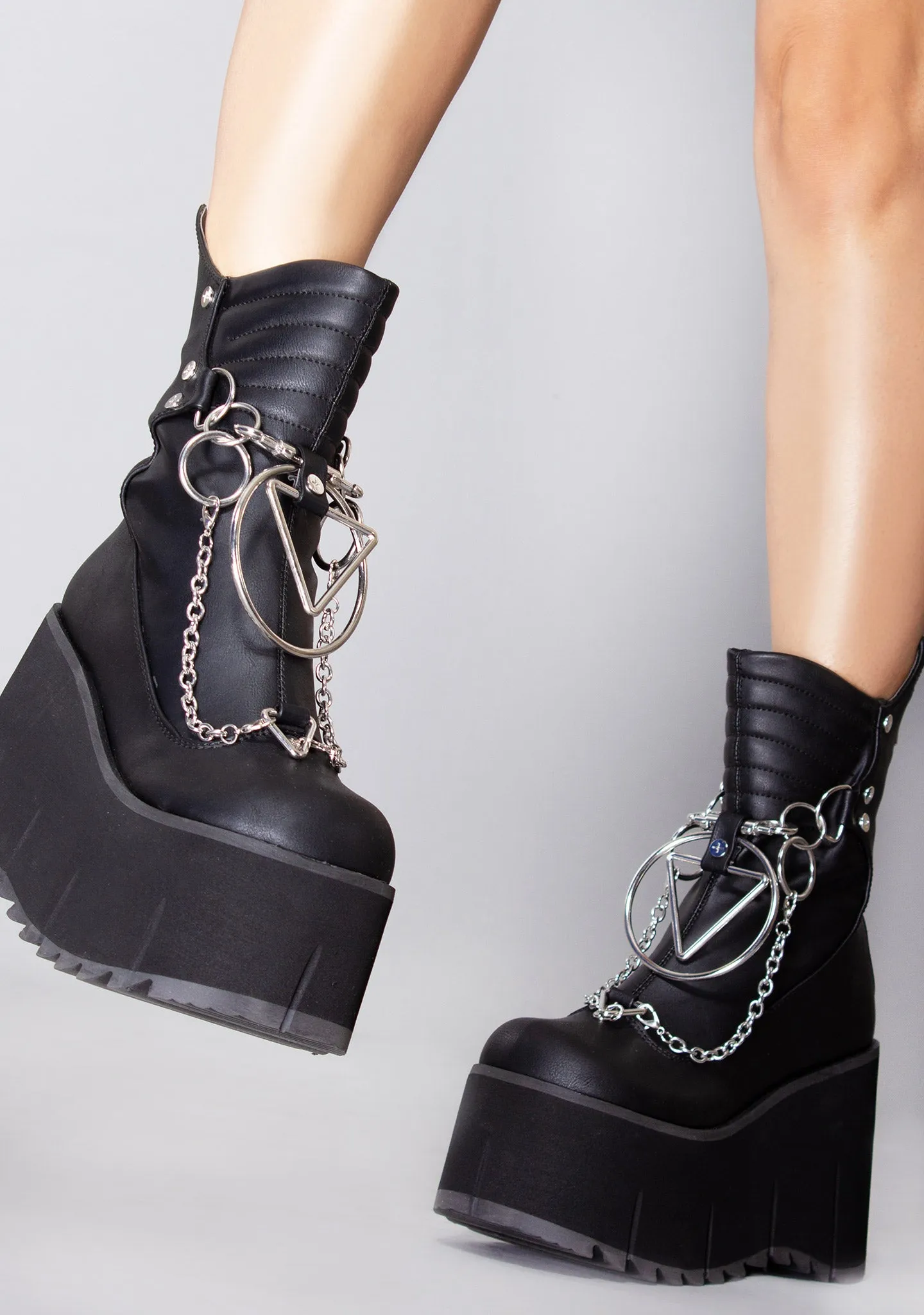 KERA 130 Oracle Black Platform Boots