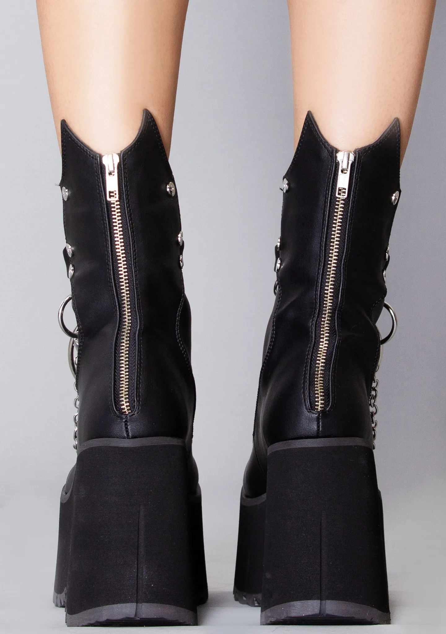 KERA 130 Oracle Black Platform Boots