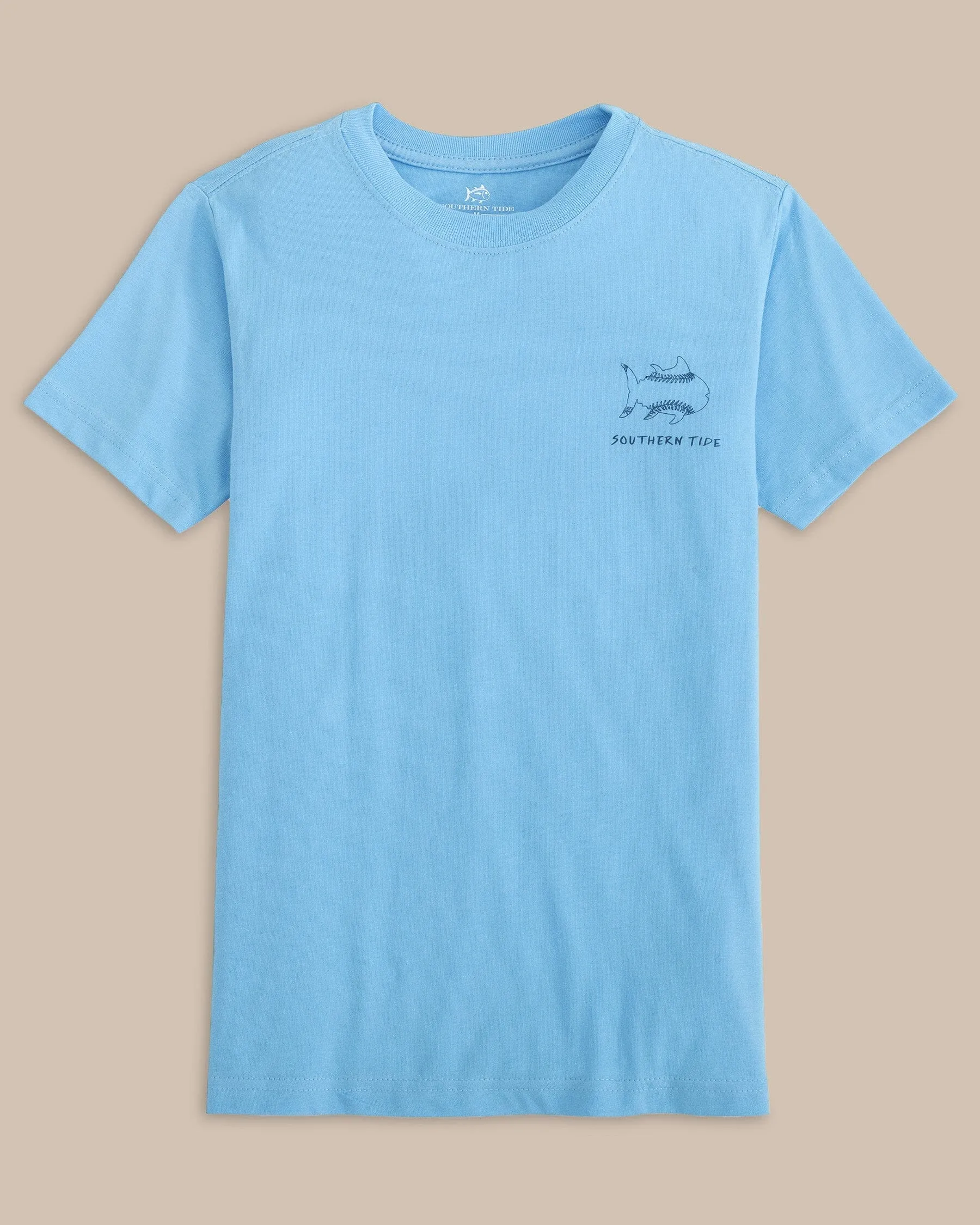 Kids Sketched Baseball Short Sleeve T-Shirt