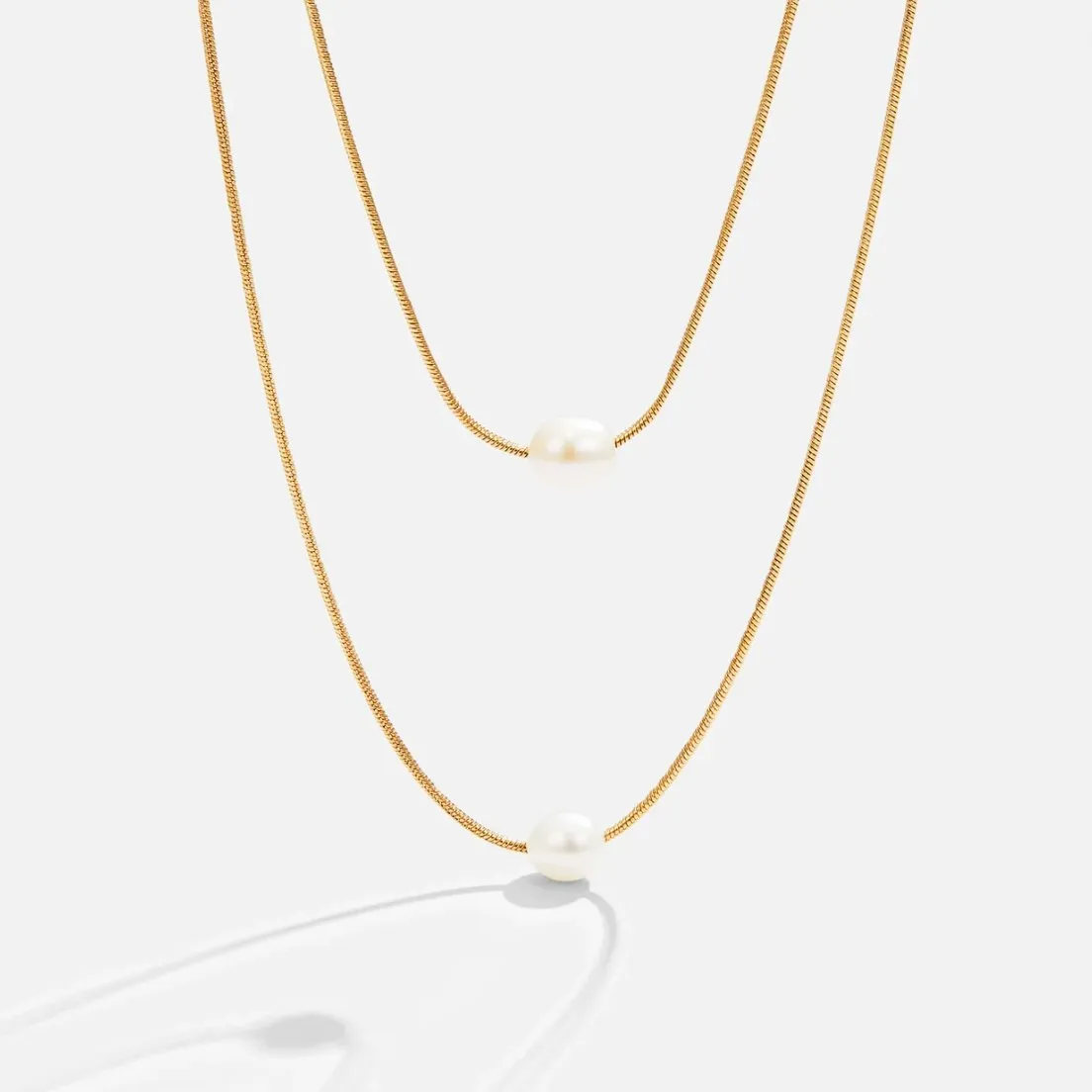 Layered Freshwater Pearl Necklace