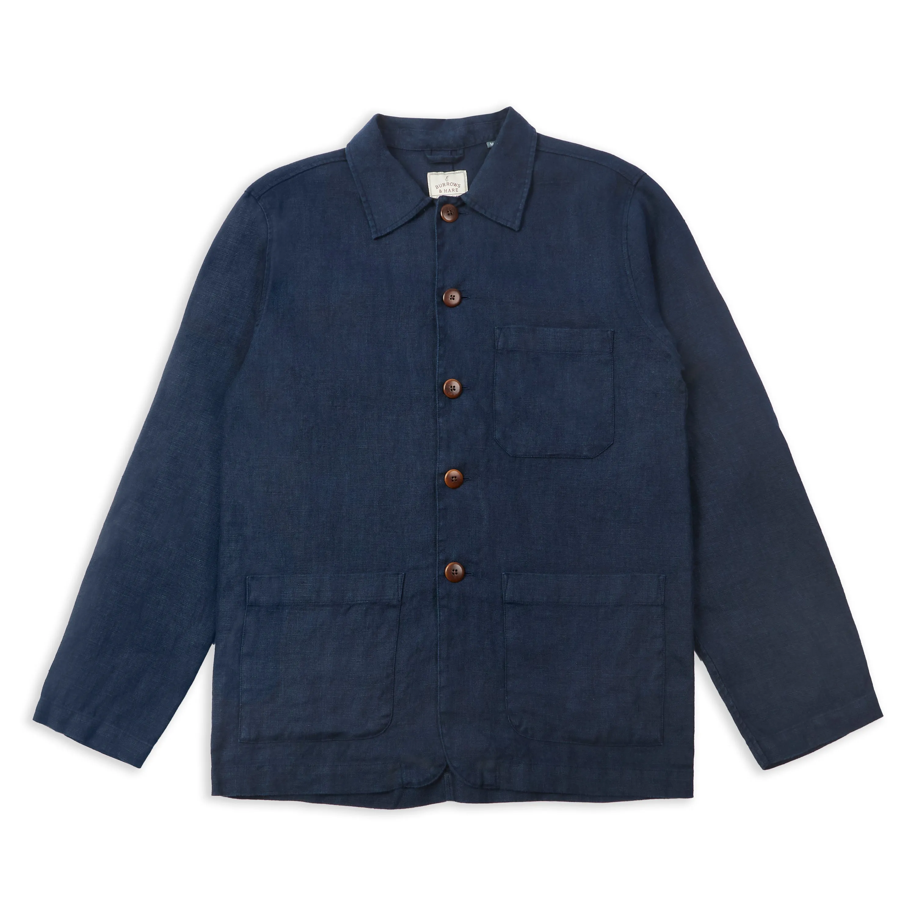 Linen Iffley Jacket - Navy