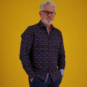 Long Sleeve Shirt - Scooters - Navy