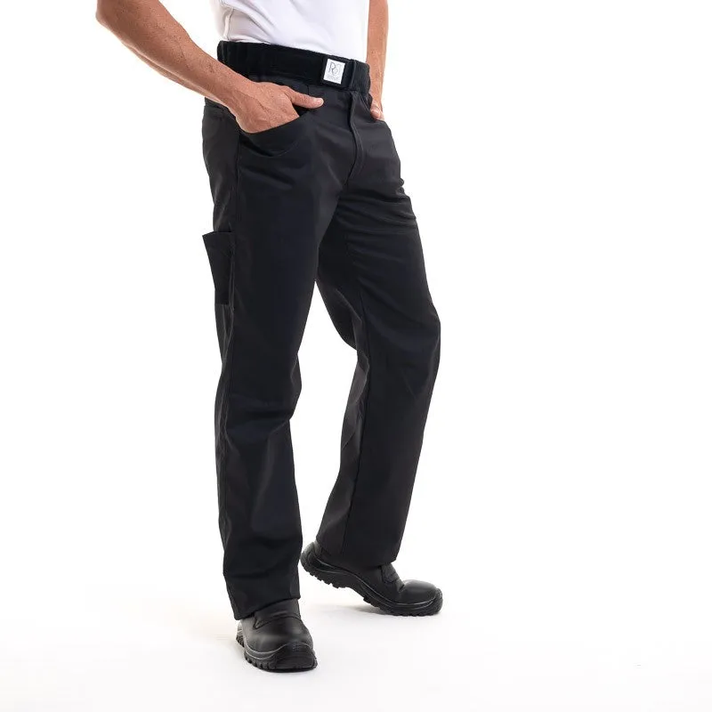 Men's Kitchen Pants Arenal Black - ROBUR