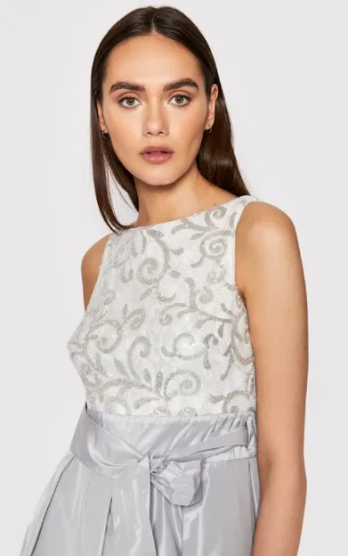 Metallic Ball Gown