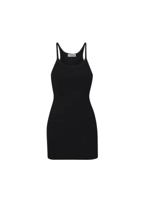 Mini Tank Dress in Black