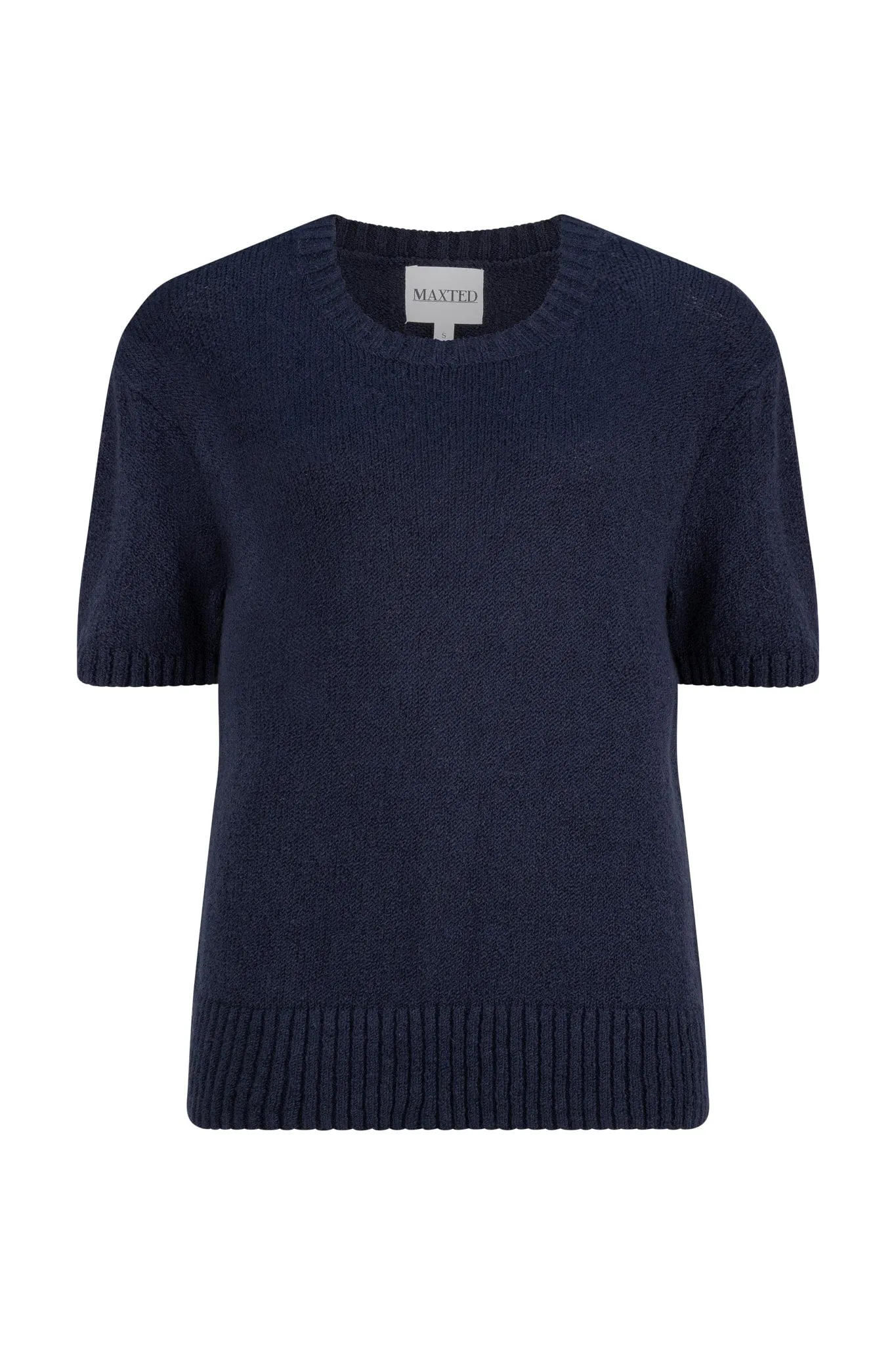 Navy Knit Tee