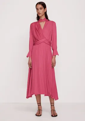 Oriana Midi Dress_Fuchsia