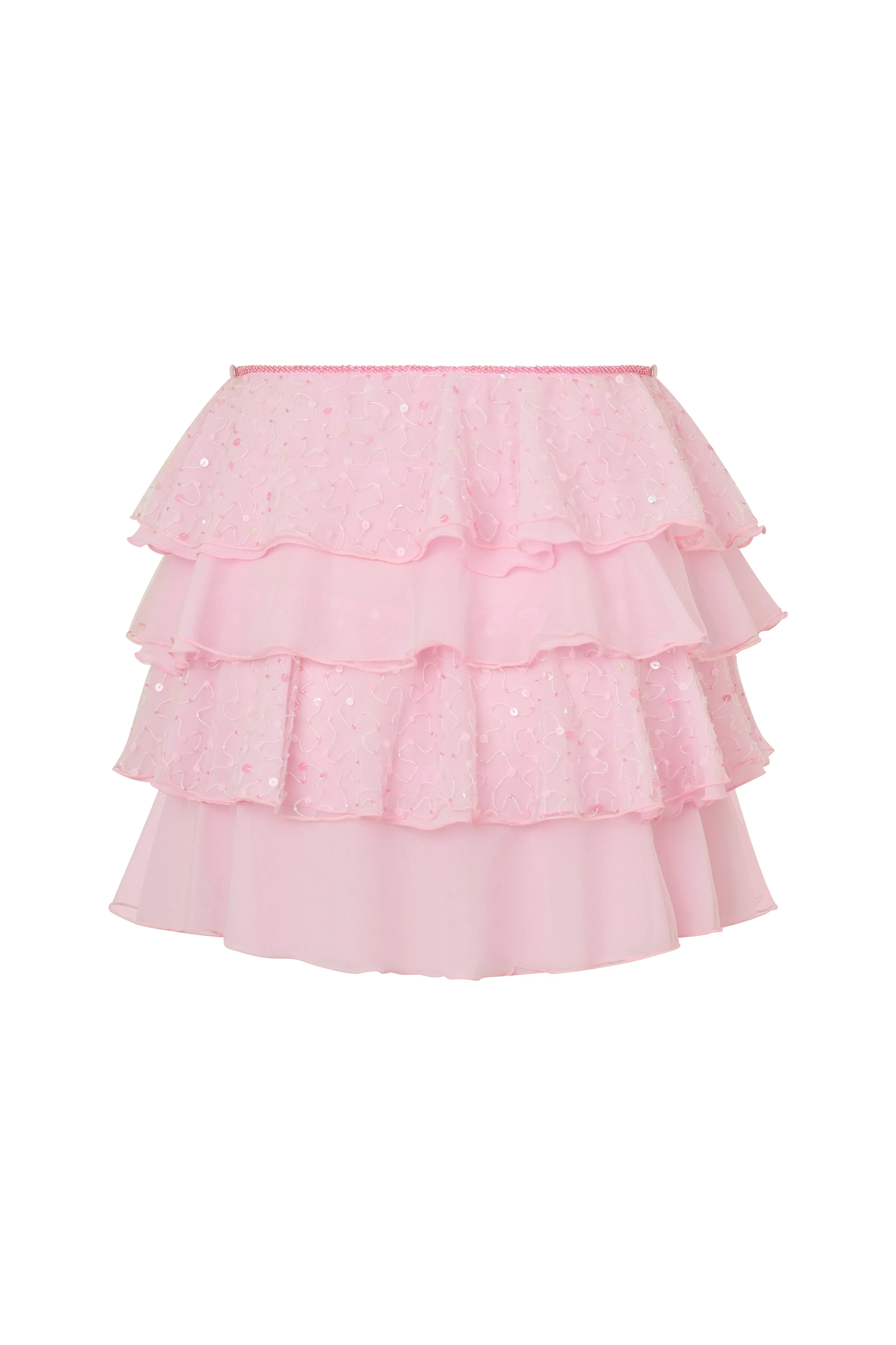 Pètale Ruffle Mini Skirt / Pre-Order