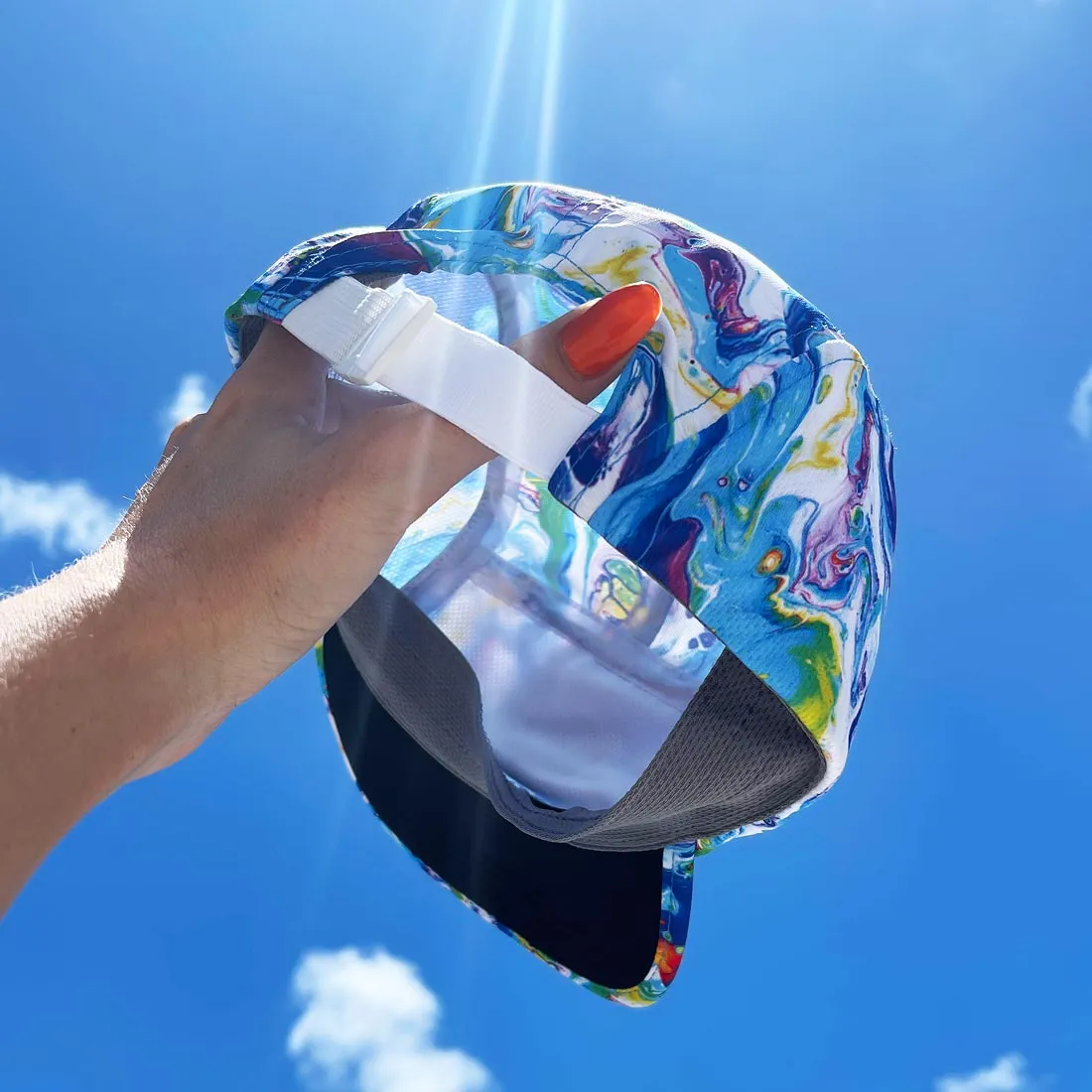 Race Hat (Fluid Art)