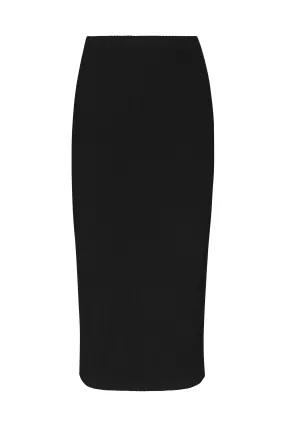 Ribbed Midi Skirt