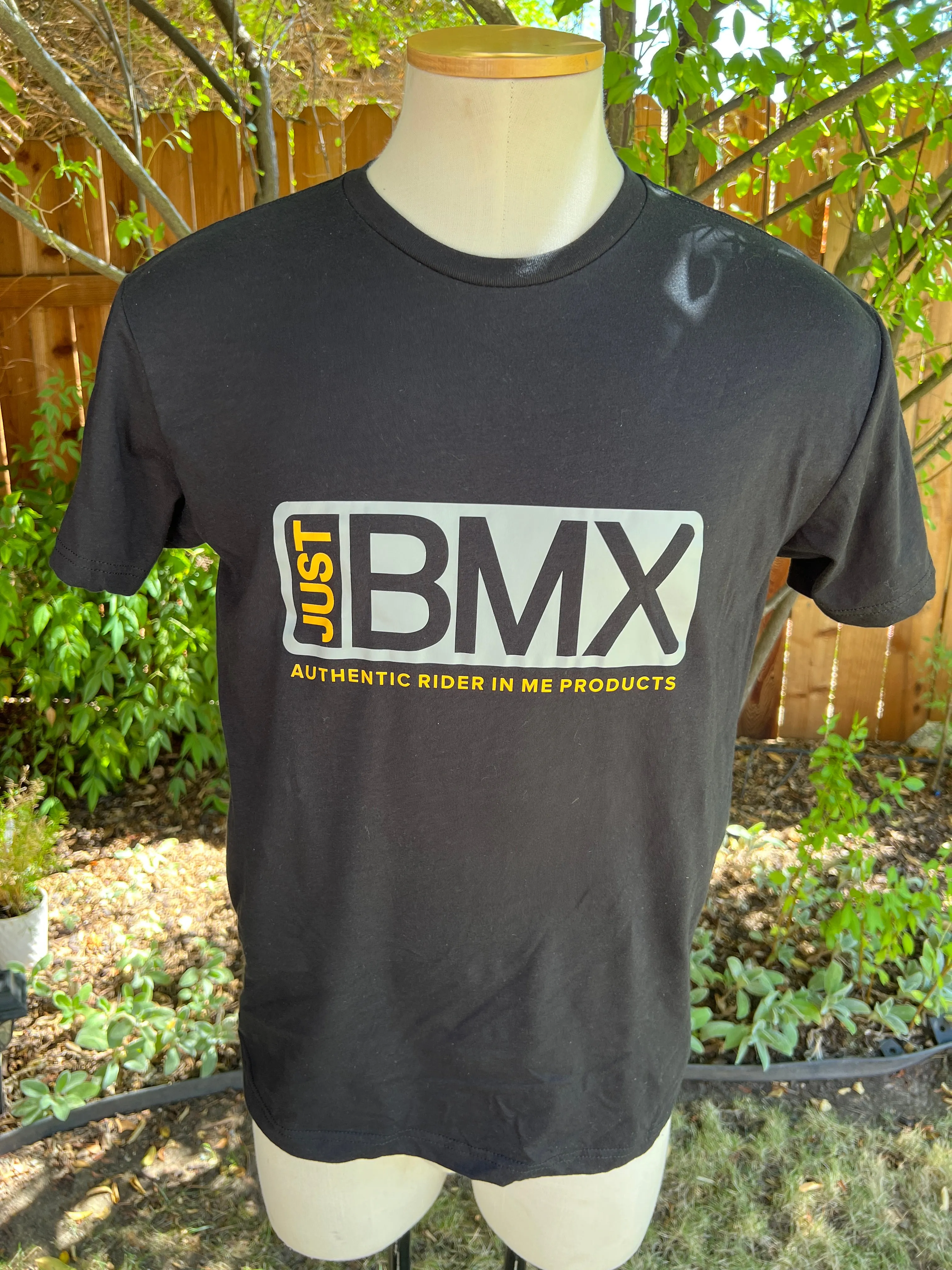 RIM JUST BMX Unisex Tee shirt Black/Grey/Mustard