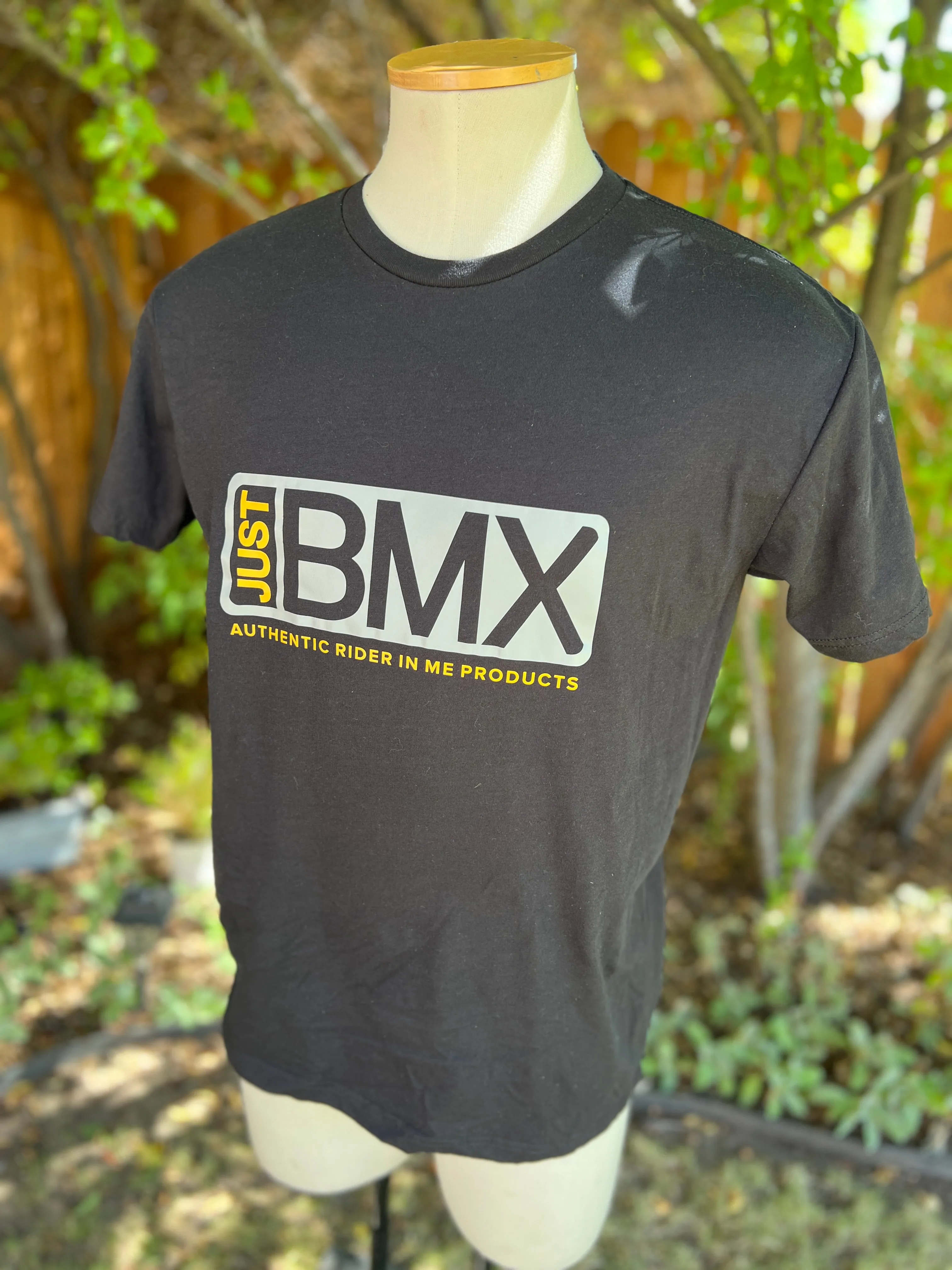 RIM JUST BMX Unisex Tee shirt Black/Grey/Mustard