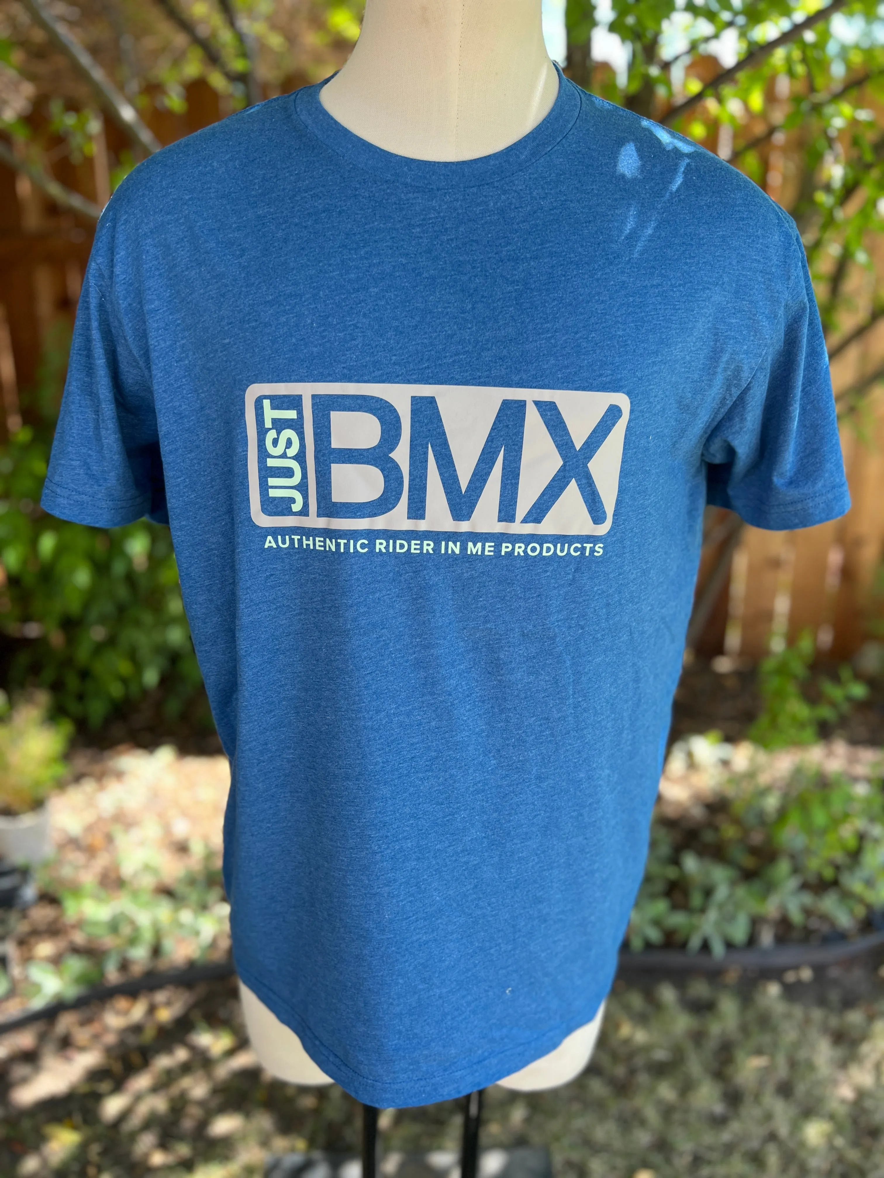 RIM JUST BMX Unisex Tee shirt Cold Blue/ Grey/Teal