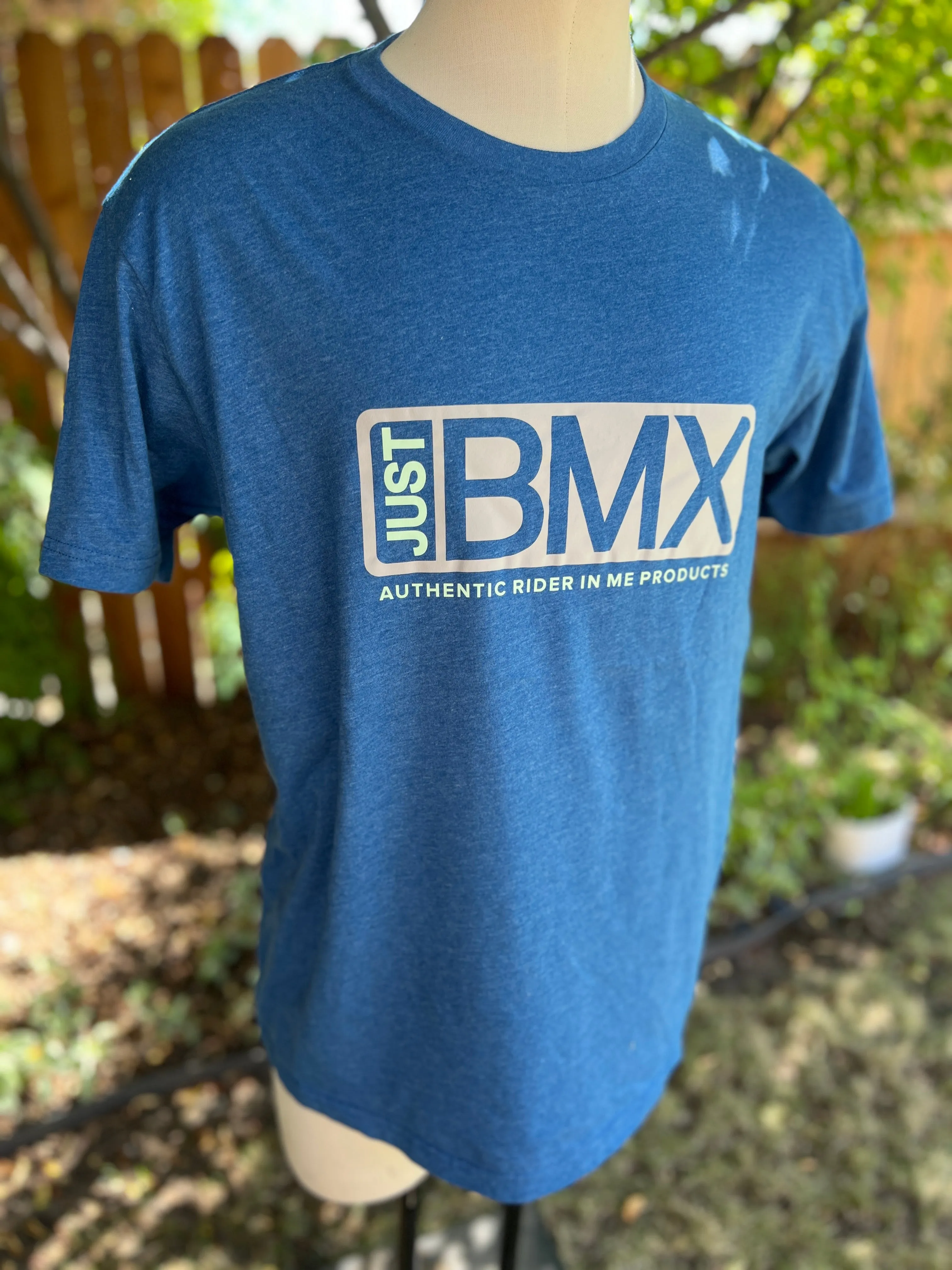 RIM JUST BMX Unisex Tee shirt Cold Blue/ Grey/Teal