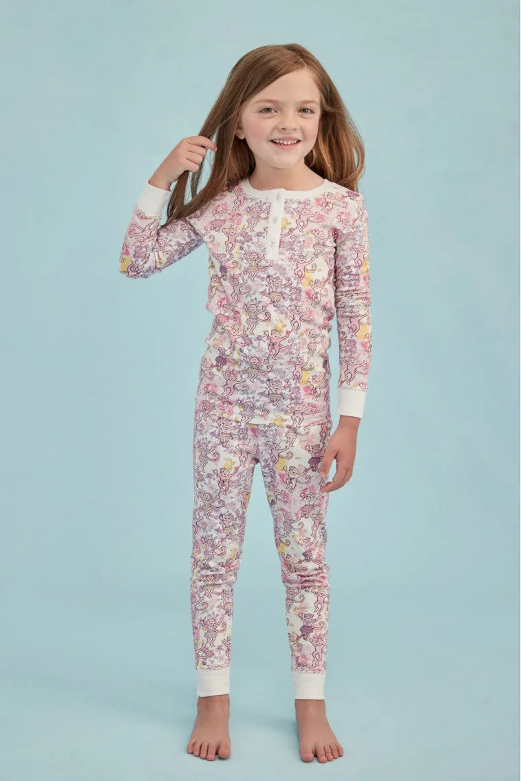 Roller Rabbit x LoveShackFancy Preppy Patchwork Kids Pajama