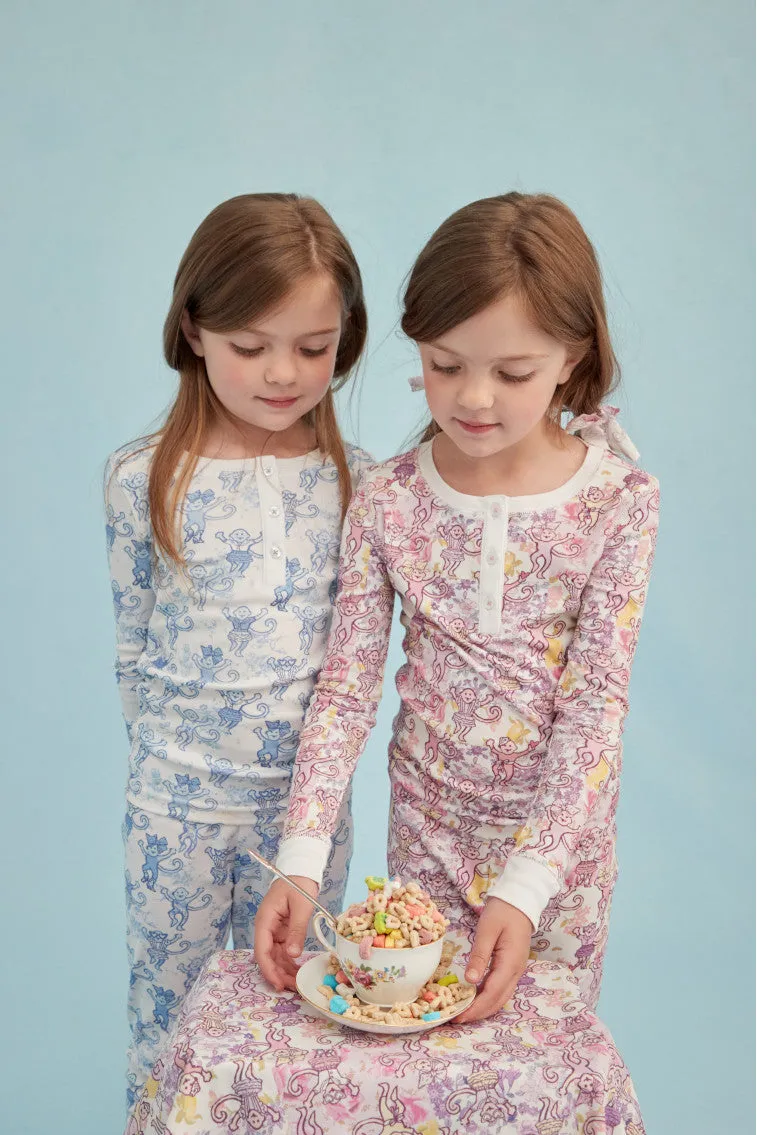 Roller Rabbit x LoveShackFancy Preppy Patchwork Kids Pajama