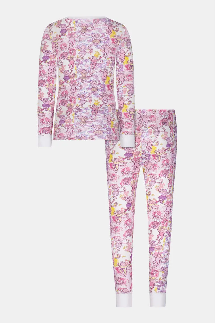 Roller Rabbit x LoveShackFancy Preppy Patchwork Kids Pajama