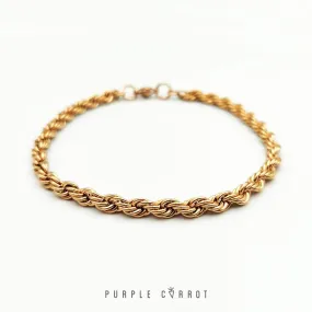 Rose Gold Spiral Bracelet