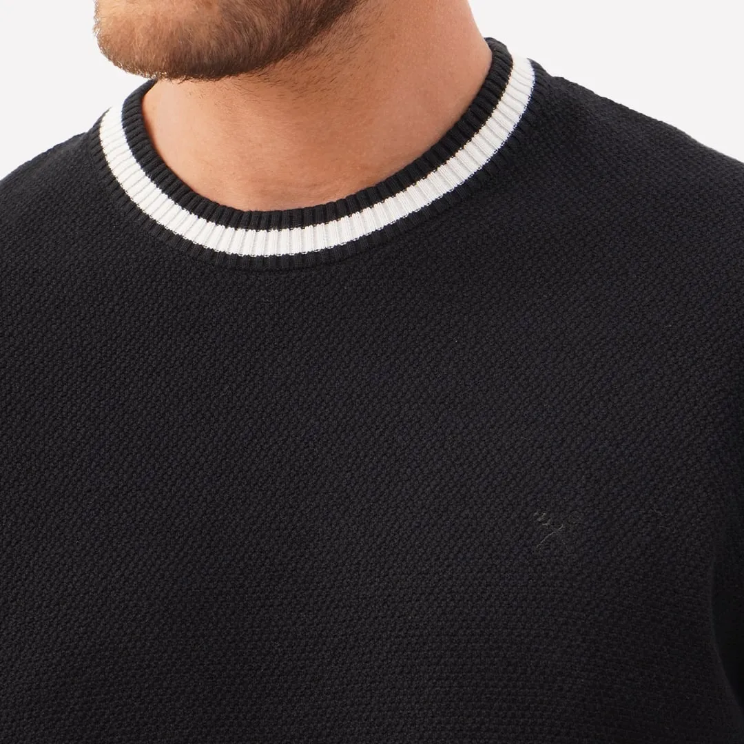 Round Neck T-Shirt With Tipping