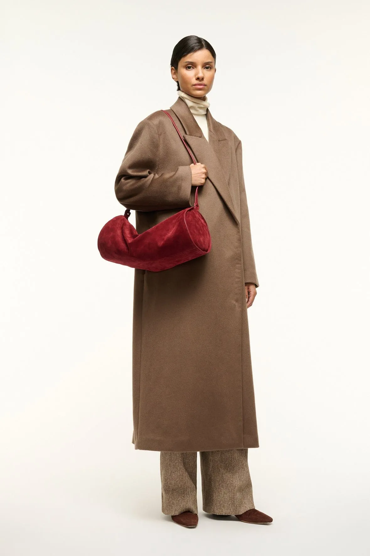 SERGE COAT | DEEP TAUPE