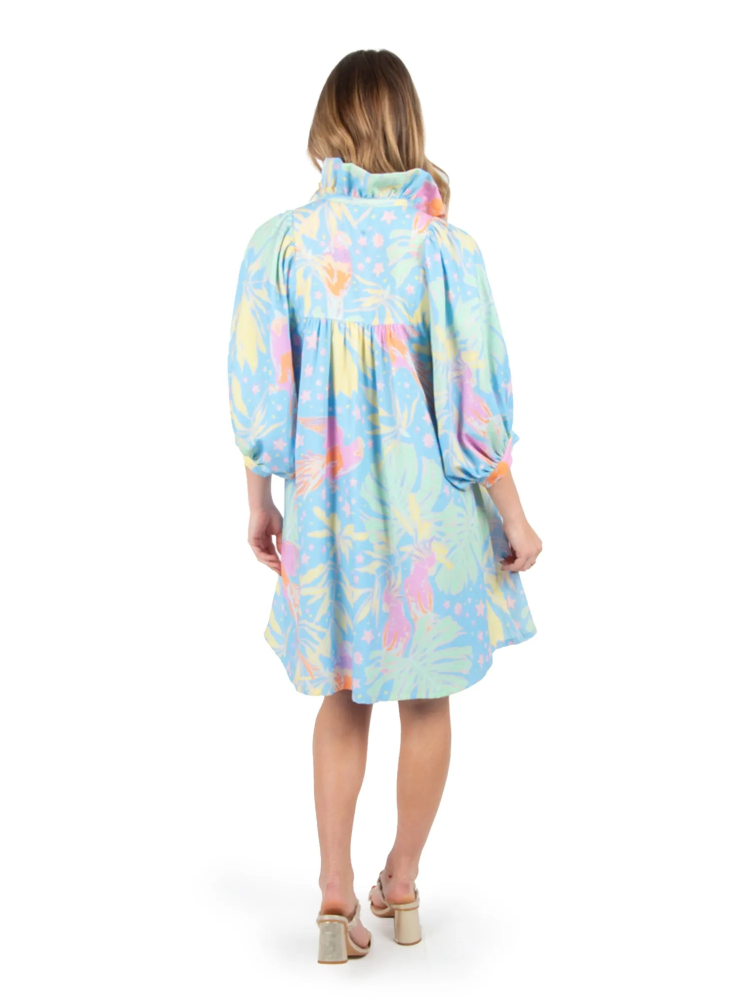 Stella Dress - Parrot Party