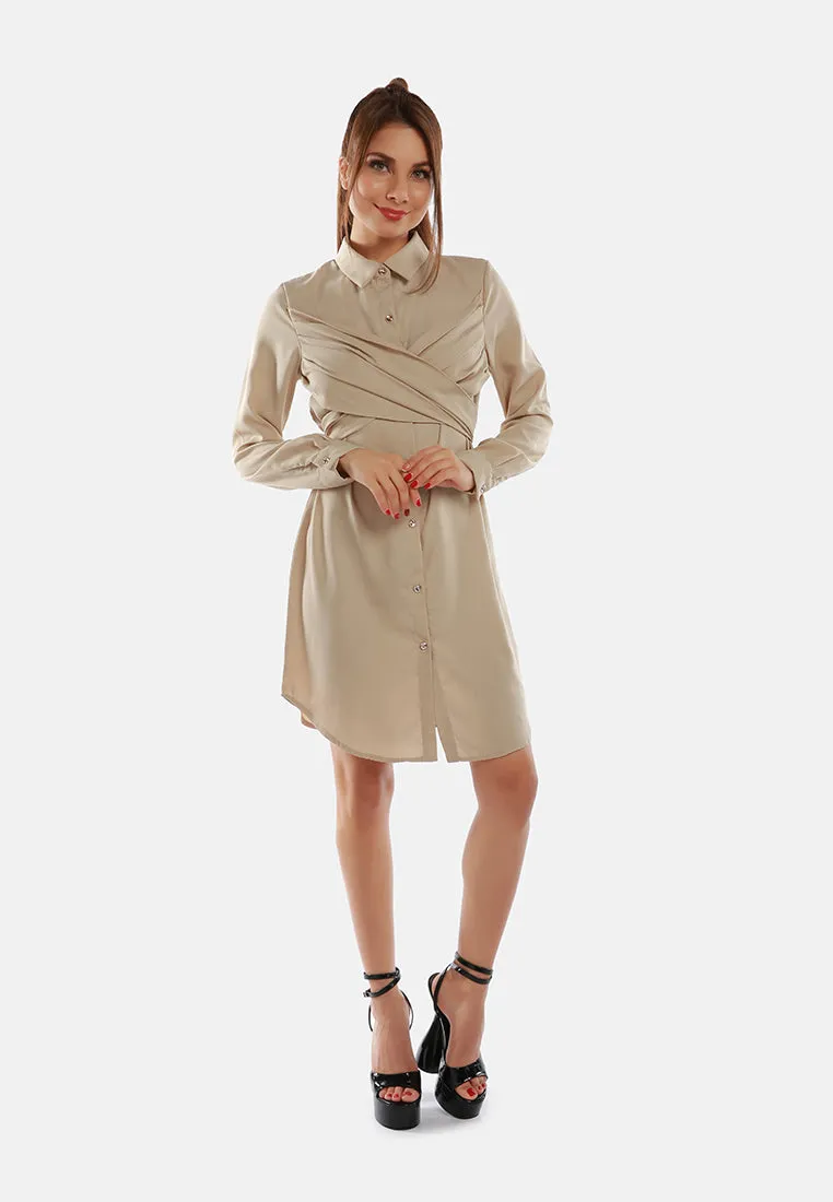 Stylist Pick Tie Up Midi Dress