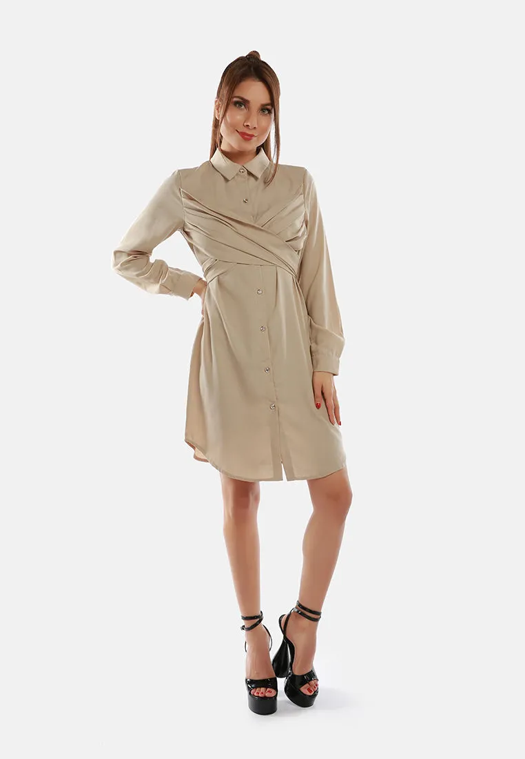 Stylist Pick Tie Up Midi Dress