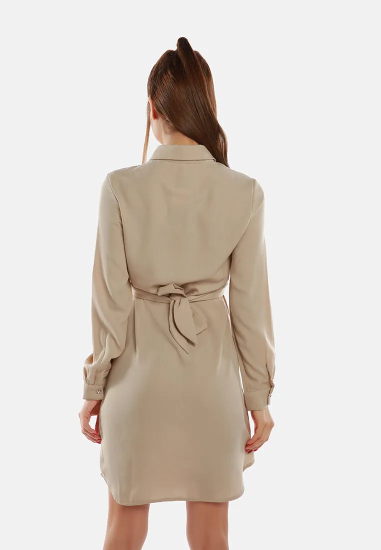 Stylist Pick Tie Up Midi Dress