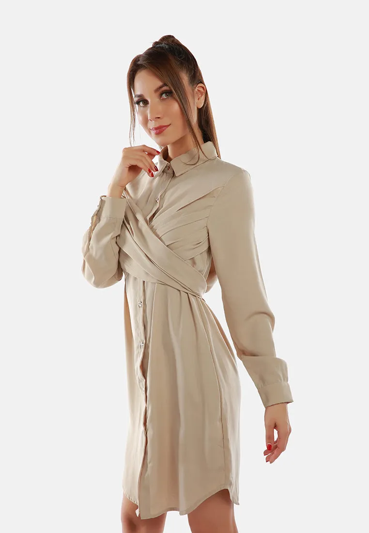 Stylist Pick Tie Up Midi Dress