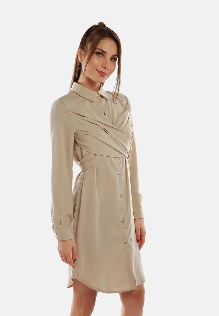 Stylist Pick Tie Up Midi Dress