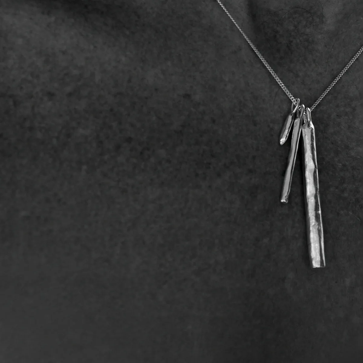 Syvä Unisex Necklace Silver or Bronze