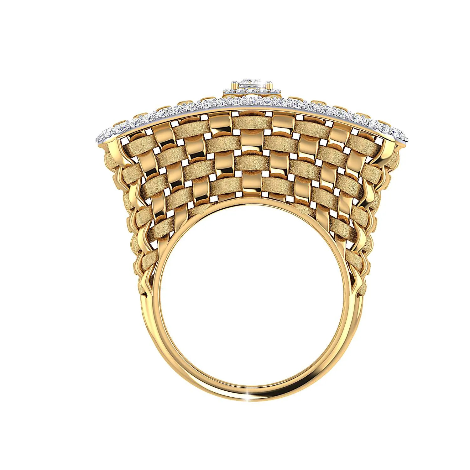 THE WAFFLE WEAVE RING