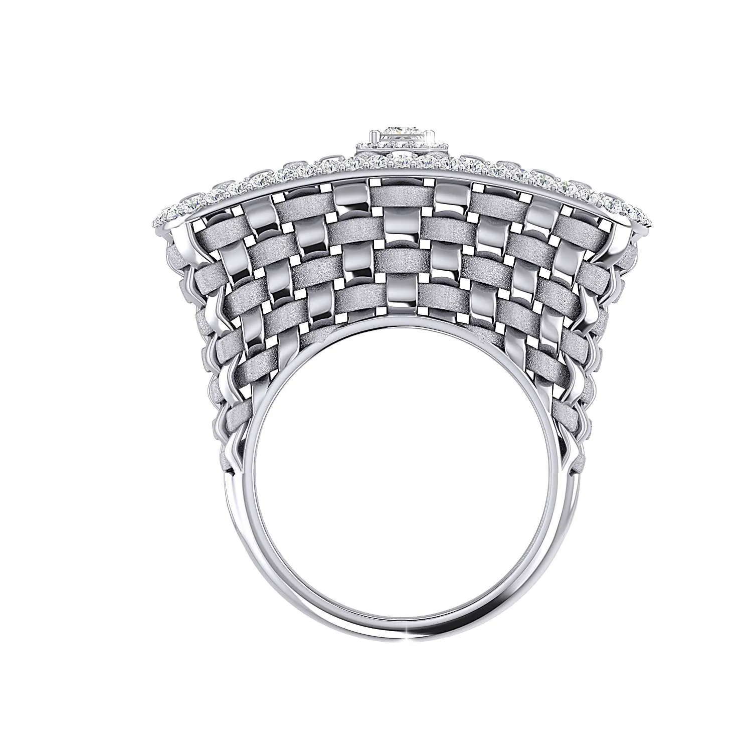 THE WAFFLE WEAVE RING