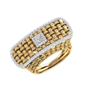 THE WAFFLE WEAVE RING
