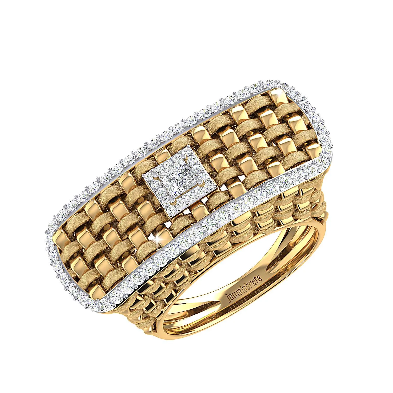 THE WAFFLE WEAVE RING